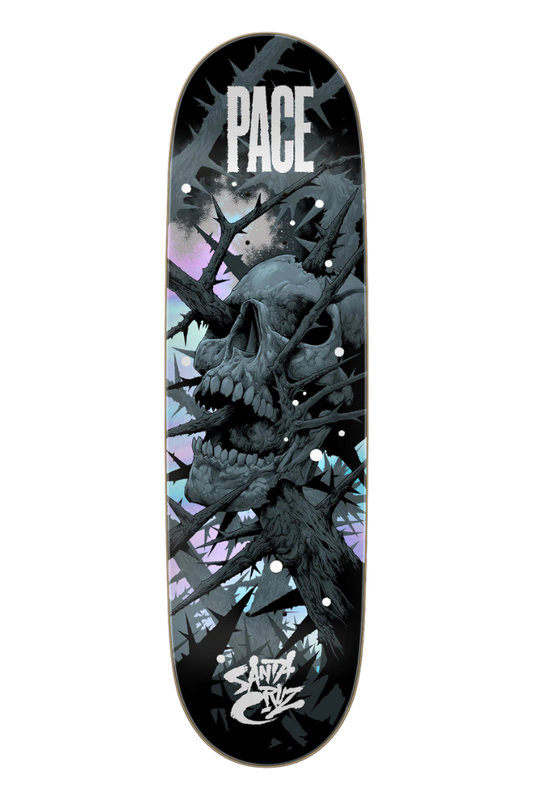 PACE DEATHTRAP SILVER FOIL 8.7&quot; DECK