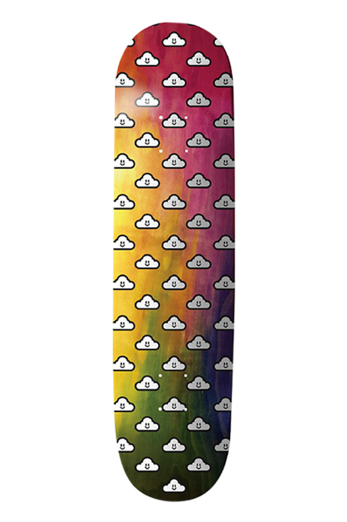 TIE DYE WOODGRAIN GOOD CLOUDS 8&quot; DECK