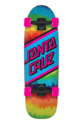 RAINBOW TIE DYE 8.79&quot; STREET CRUISER SKATEBOARD