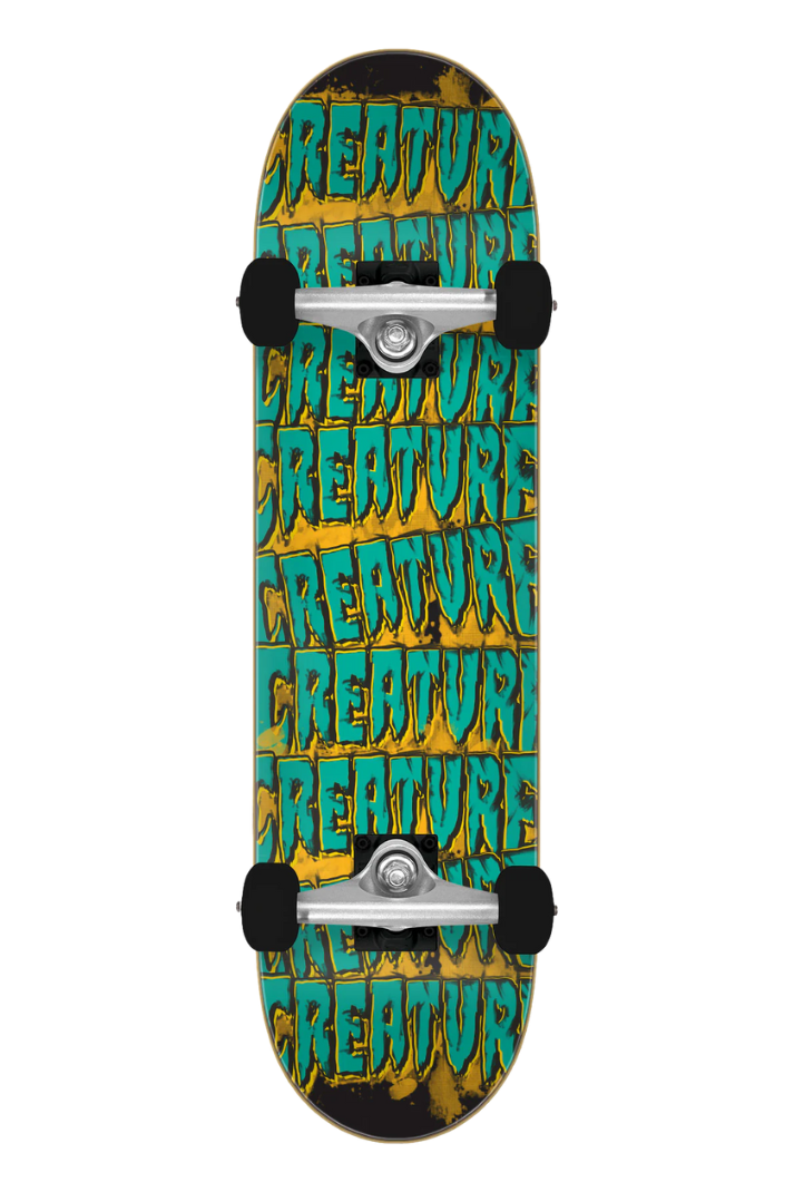 LOGO SPILL MINI 7.75&quot; COMPLETE SKATEBOARD