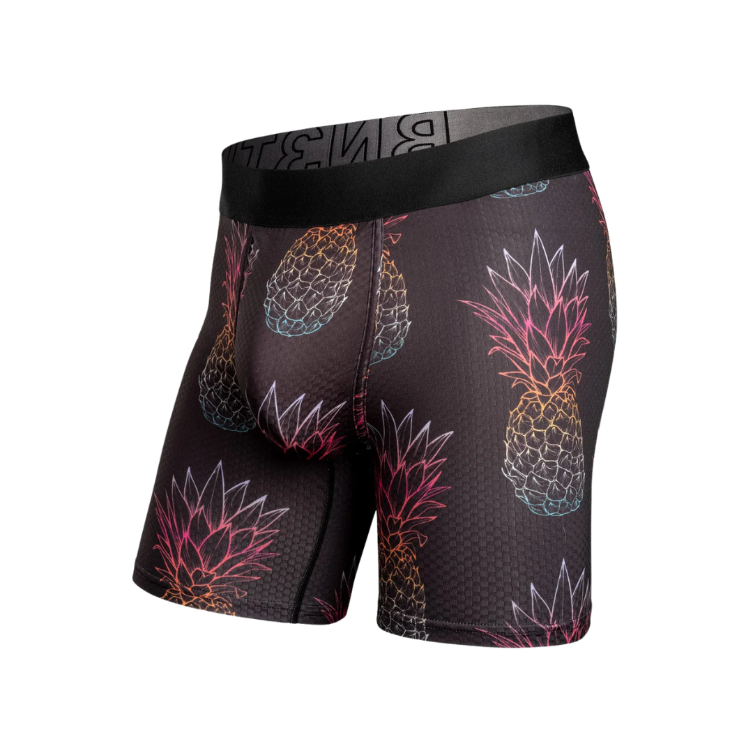 PRO AGUA X BOXER BRIEF OVERSIZED PINEAPPLE FADE BLACK