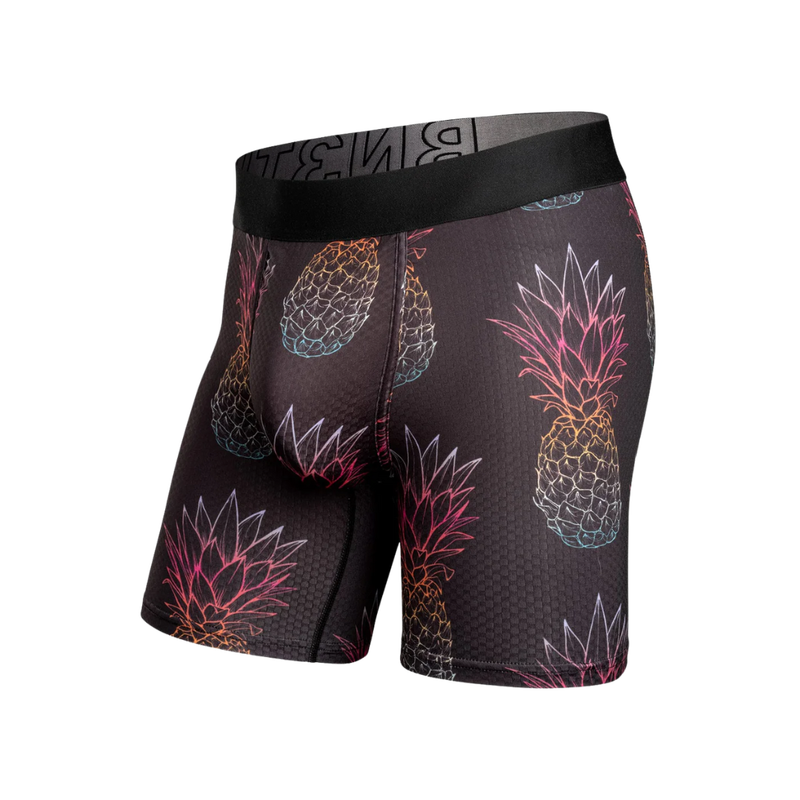 PRO AGUA X BOXER BRIEF OVERSIZED PINEAPPLE FADE BLACK