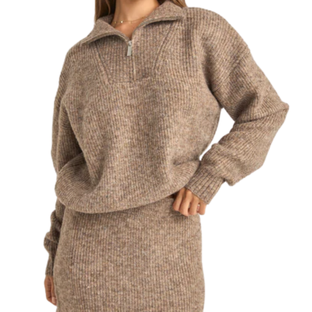 QUINN ZIP KNIT