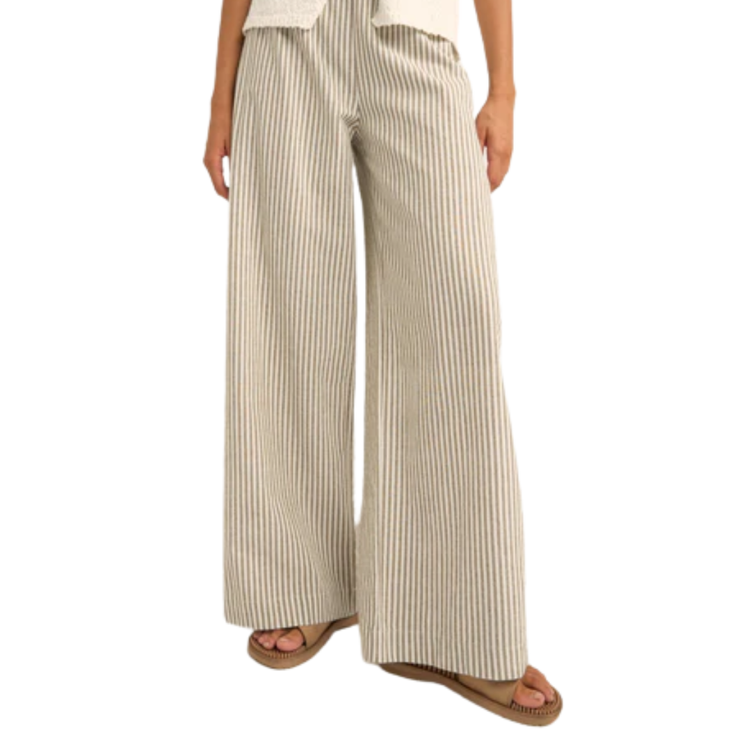 VALLEY STRIPE WIDE LEG PANT