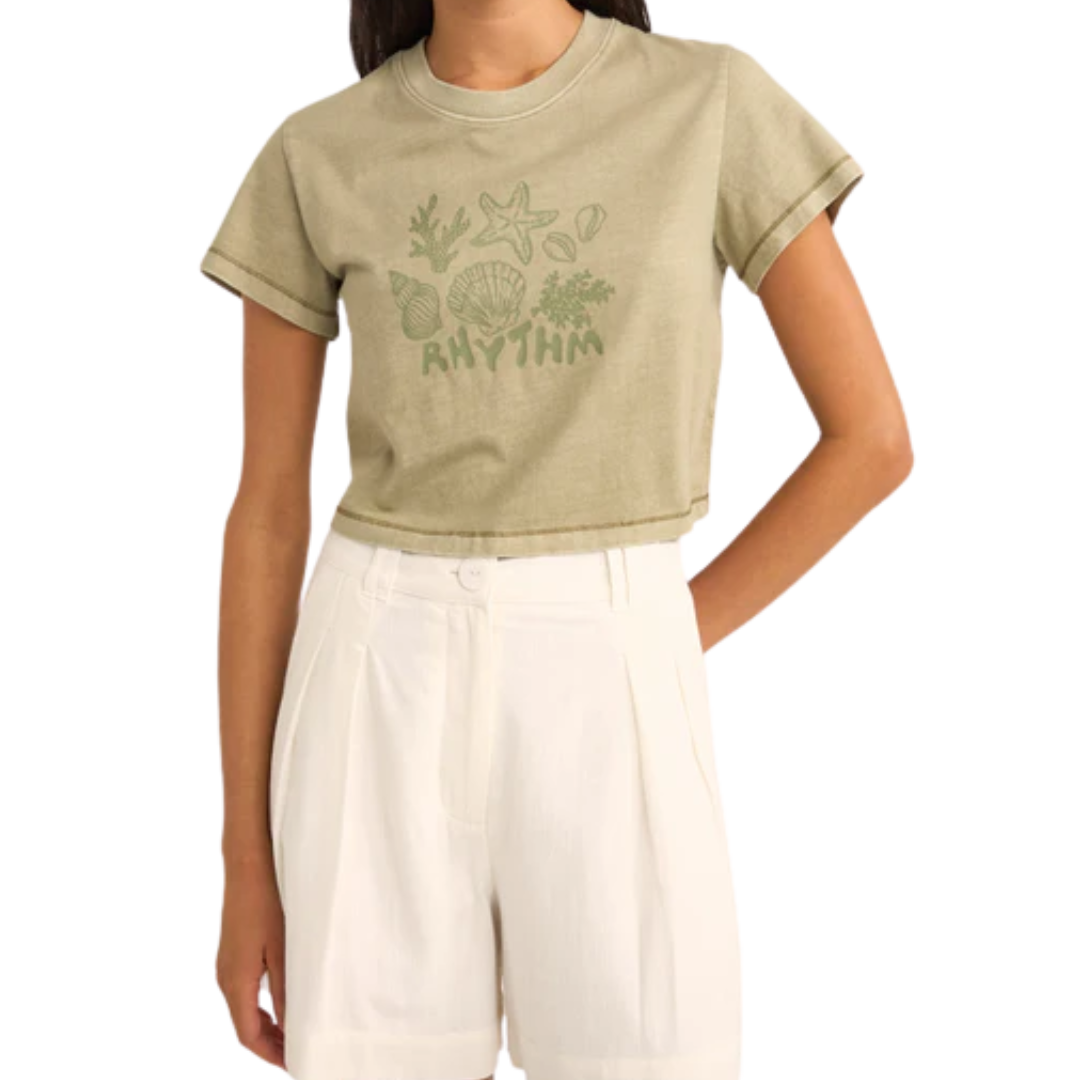 BEACHCOMBER CROP CREW TEE