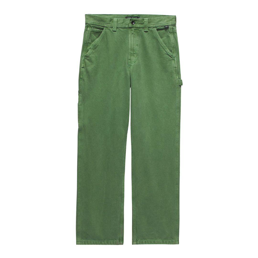 DRILL CHORE CARPENTER LOOSE DENIM PANTS