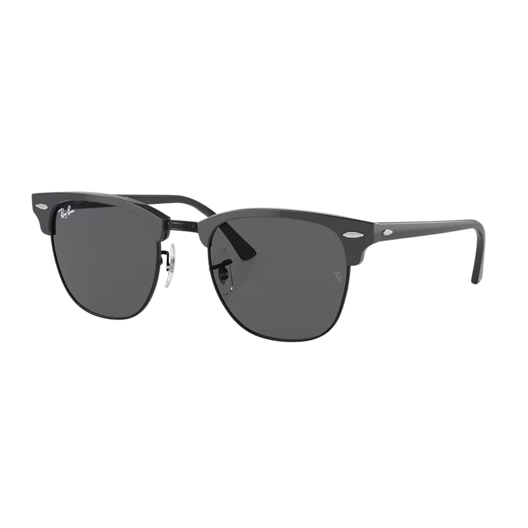 CLUBMASTER GREY ON BLACK/DARK GREY