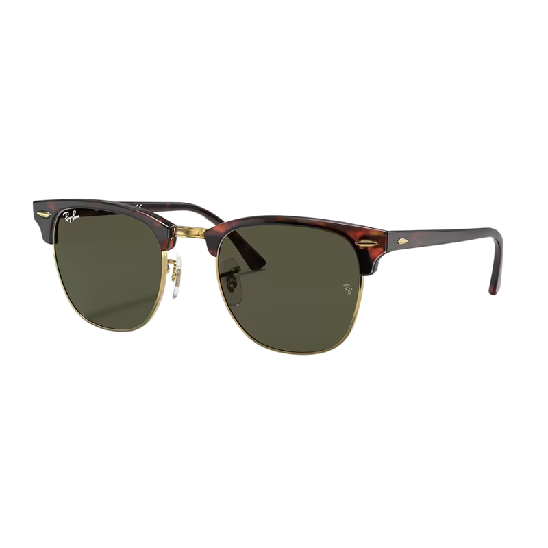CLUBMASTER MOCK TORTOISE ON ARISTA/G-15 GREEN