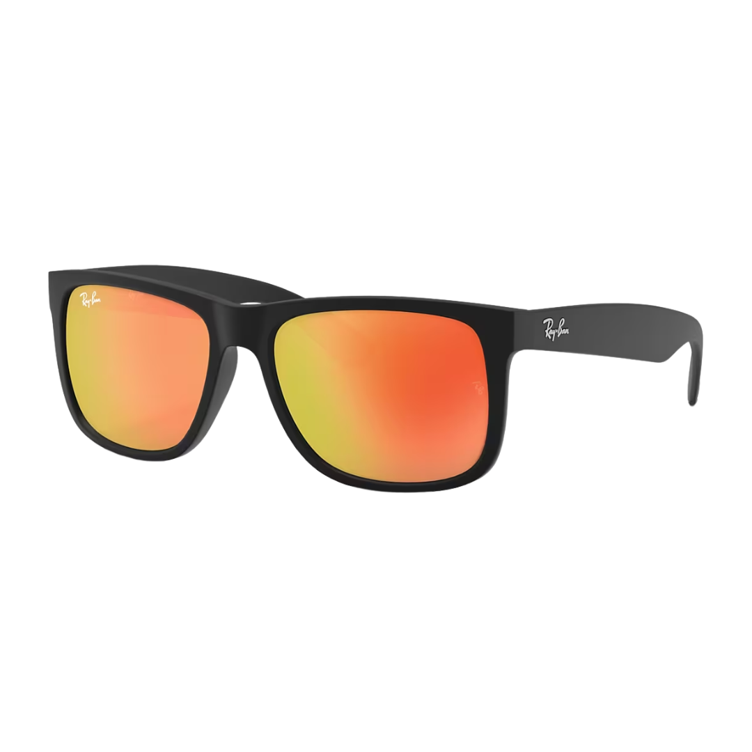 JUSTIN RUBBER BLACK/BROWN MIRROR ORANGE