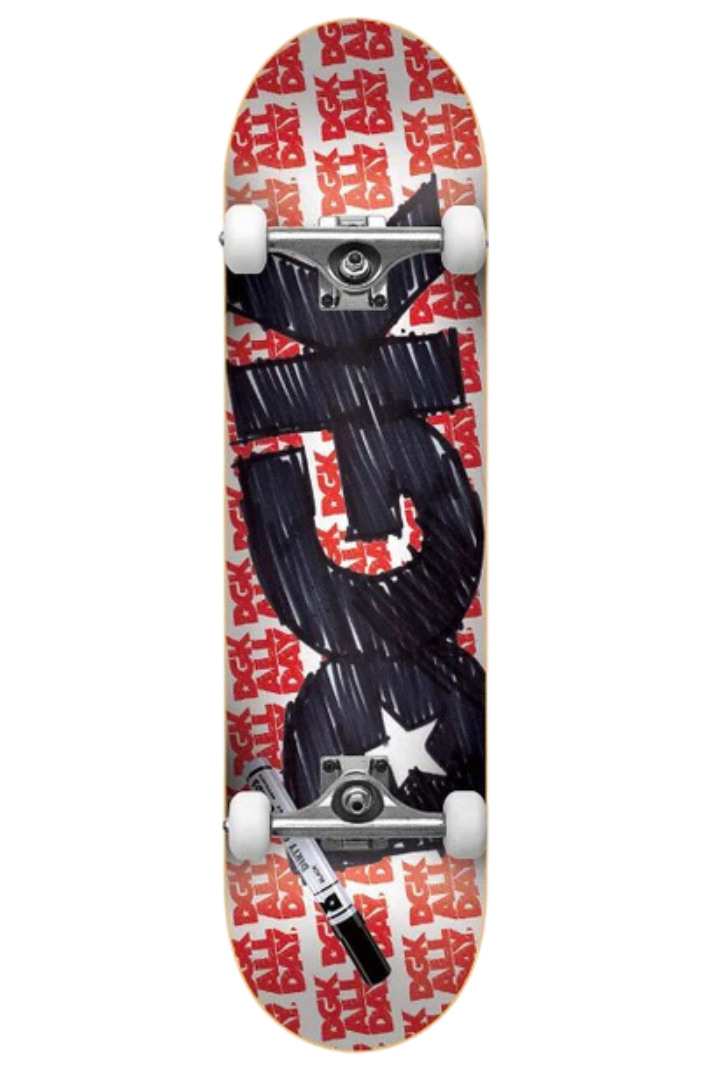 SCRIBBLE 7.5&quot; COMPLETE SKATEBOARD
