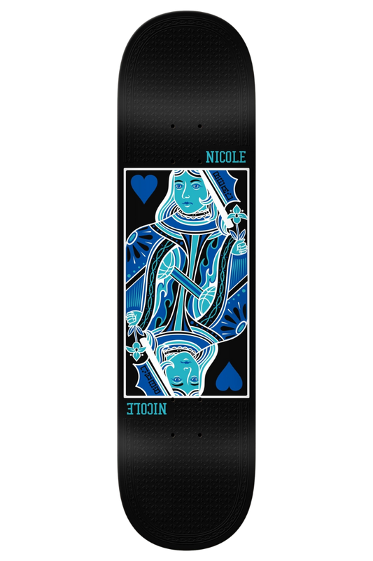 NICOLE QUEEN OF HEARTS TWIN 8.25&quot; DECK