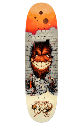 GRIMPLESTIX BARBARIANS TEAM FLYER 8.75&quot; DECK