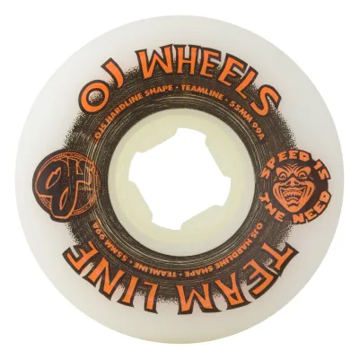 TEAM LINE WHEELS 55MM / 99A BLACK/ORANGE
