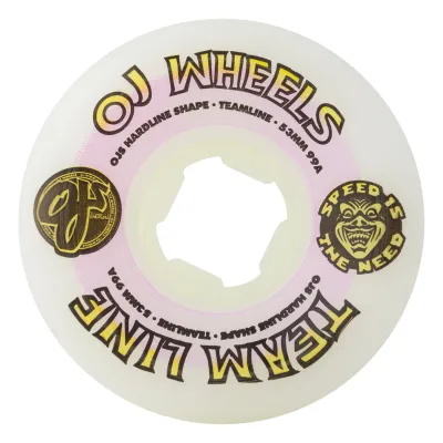 TEAM LINE WHEELS 53MM / 99A PURPLE/YELLOW