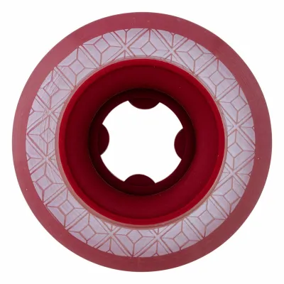 SHANAHAN CRYSTAL CORES CLEAR METAL RED 53MM / 95A