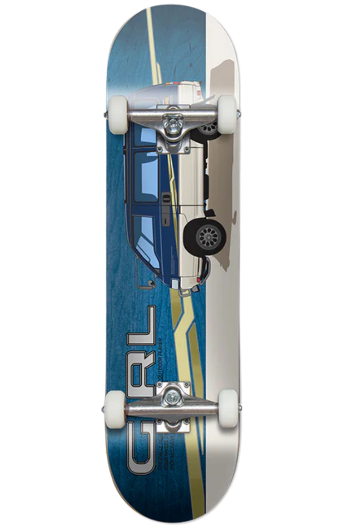 MCCRANK OUTDOOR 8&quot; COMPLETE SKATEBOARD