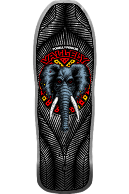 VALLELY ELEPHANT SILVER FOIL REISSUE 10&quot; DECK