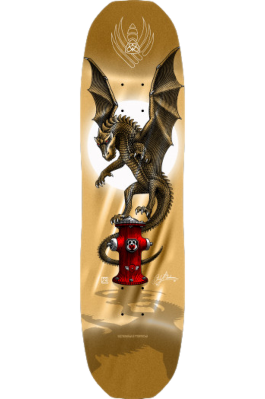 ANDERSON HYDRANT FLIGHT GOLD FOIL 8.4&quot; DECK