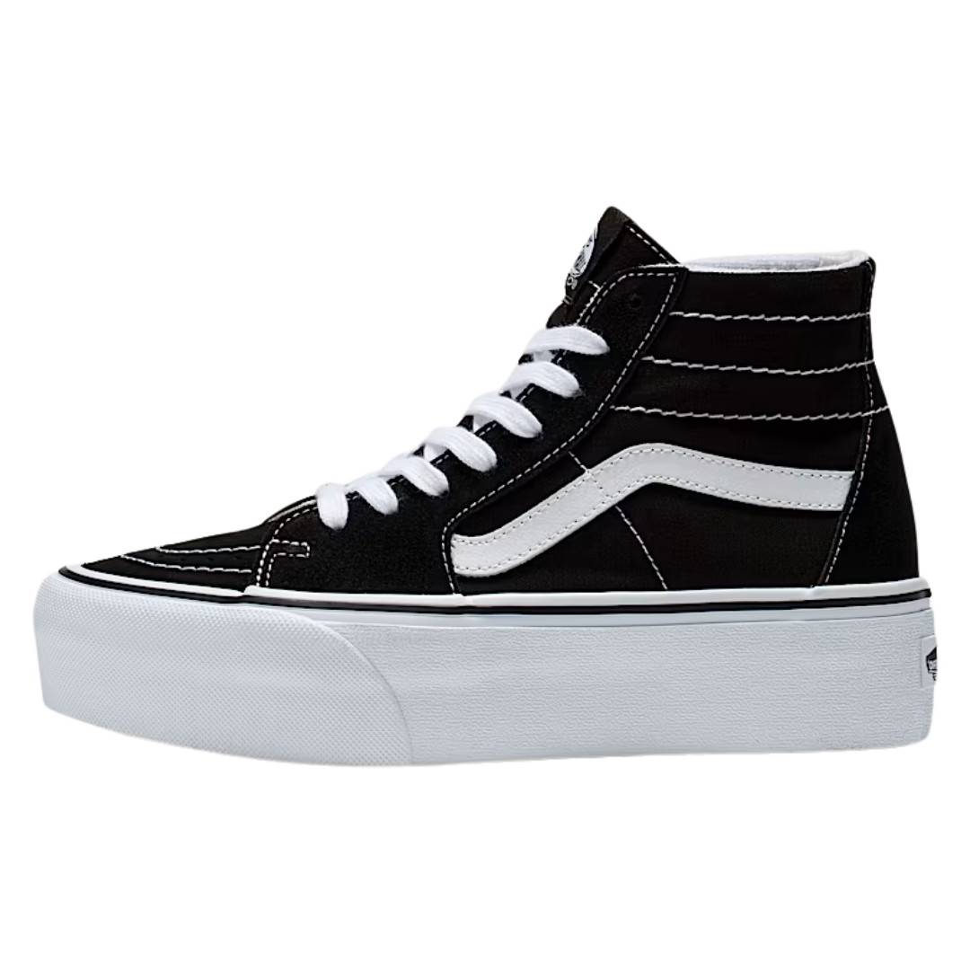 SK8-HI TAPERED STACKFORM BLACK/TRUE WHITE