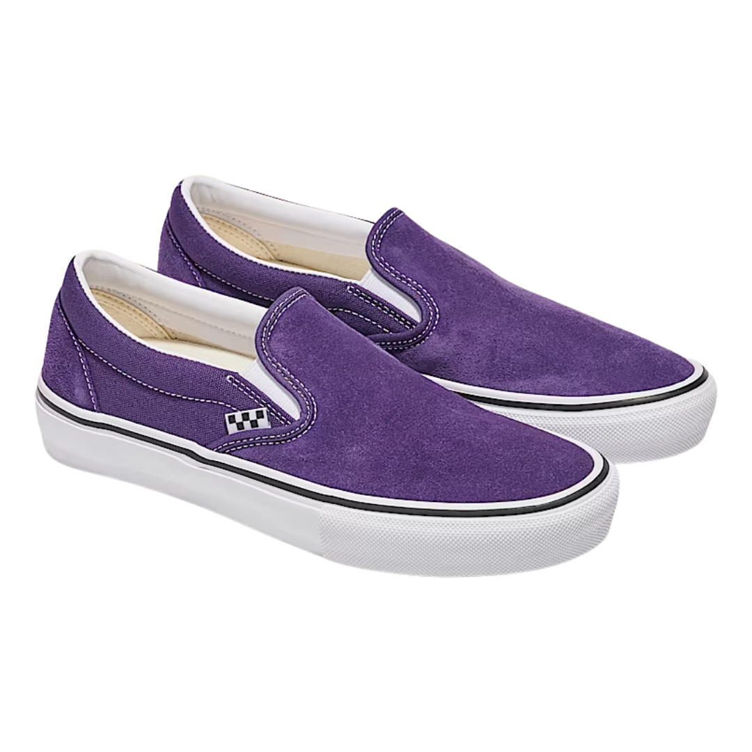 バンズ VANS SKATE SLIP-ON 27,5cm Purple SKATE SLIP-ON PURPLE/BLACK