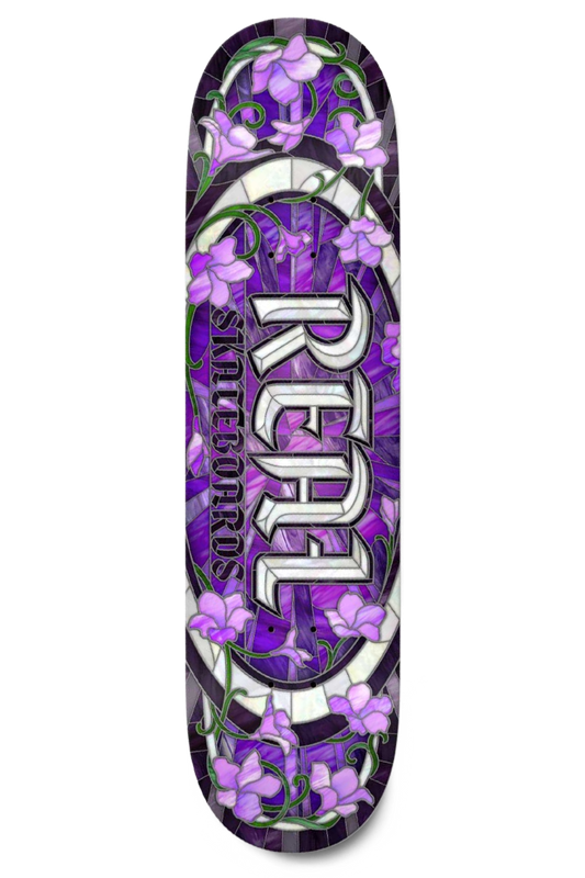 CATHEDRAL OVAL PURPLE TRUE FIT 8.06&quot; DECK