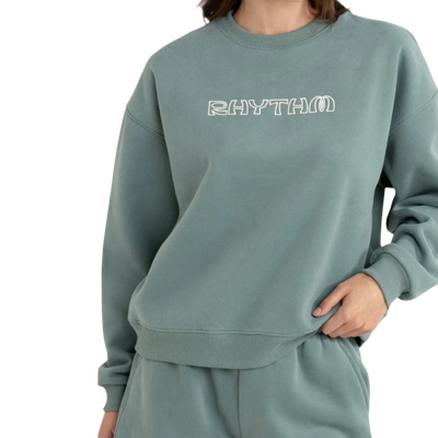LOGO CREW NECK FLEECE