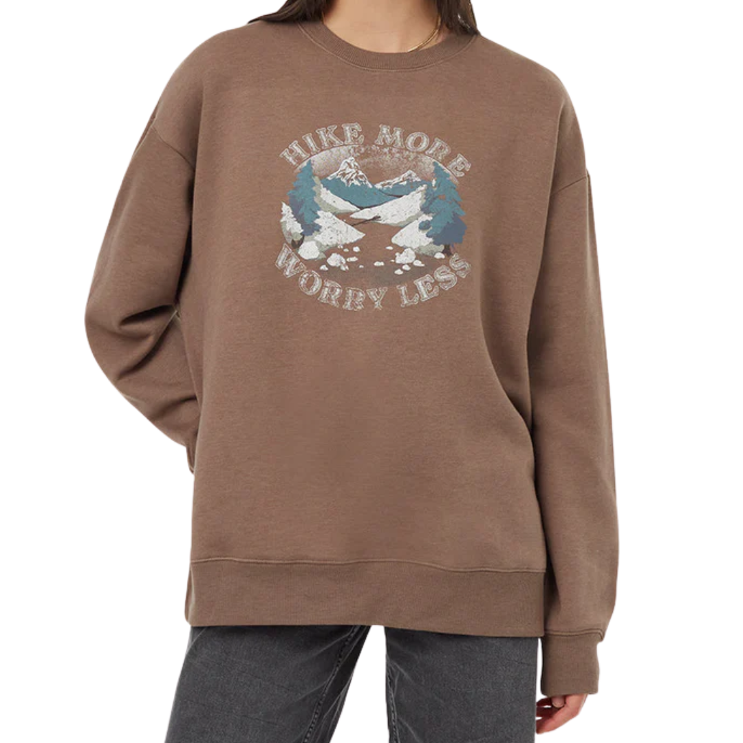 W HIKE MORE OVERSIZED CREW