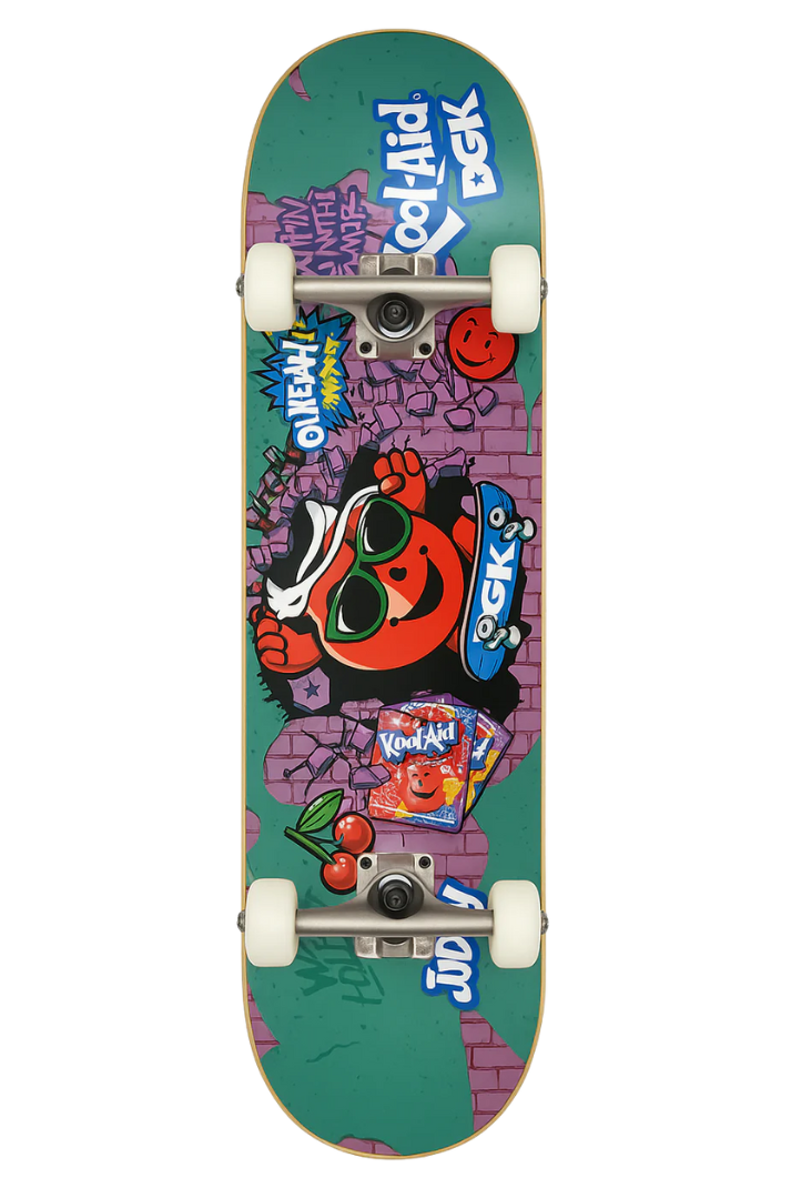KOOL-AID KAM-O-RAMA 8.06&quot; COMPLETE SKATEBOARD