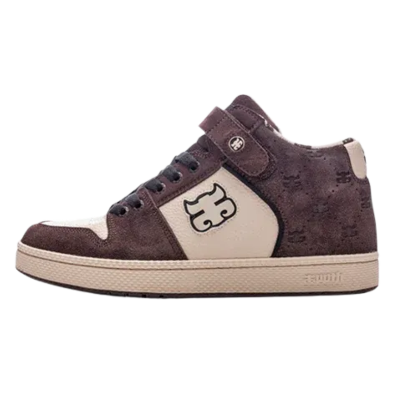 GRASSHOPPER EMBOSSED BROWN SUEDE