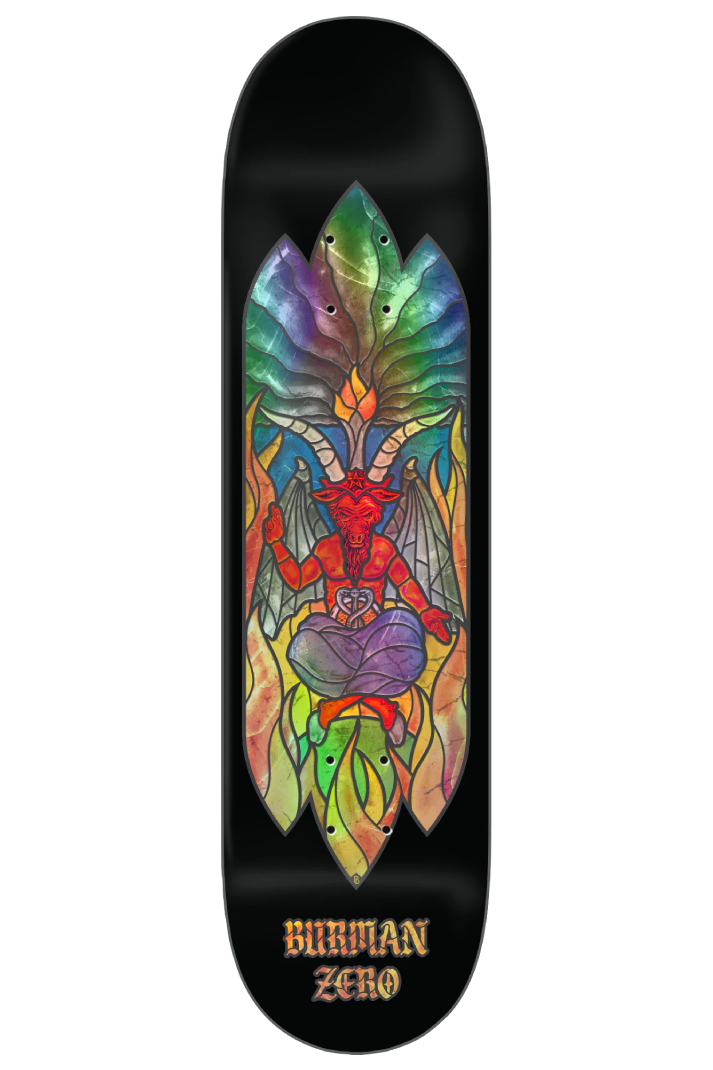 BURMAN STAINED GLASS 8.625&quot; DECK
