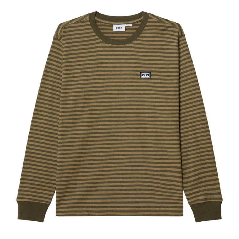 EST WORKS EYES STRIPE LS TEE