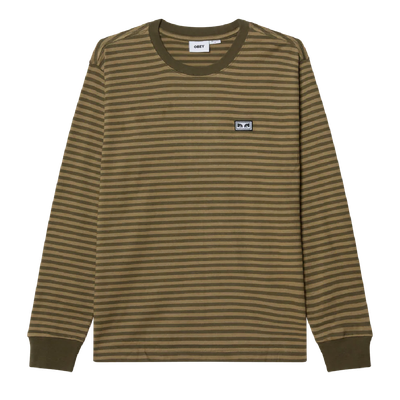 EST WORKS EYES STRIPE LS TEE