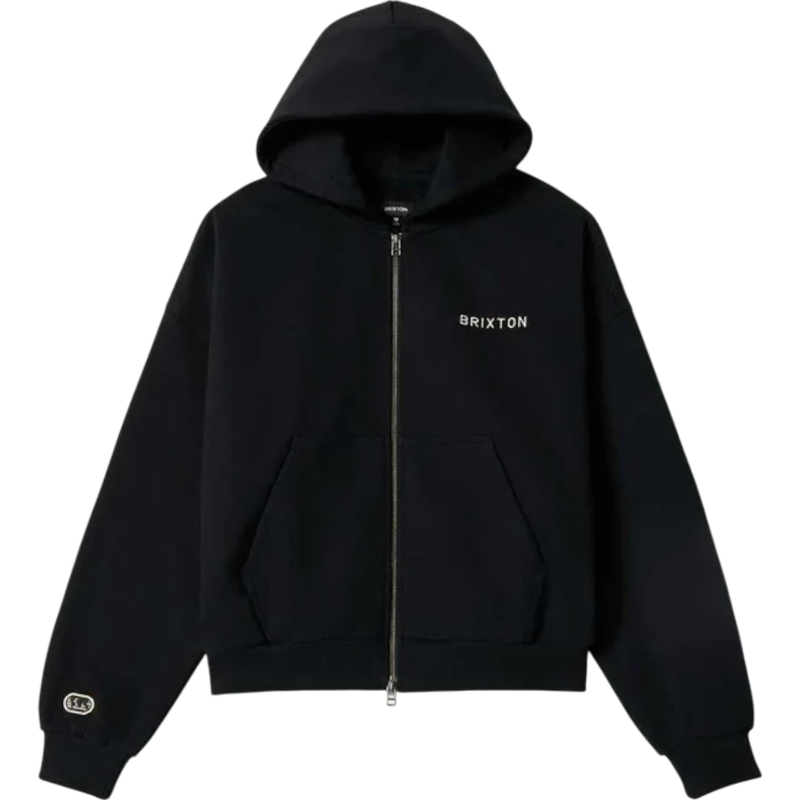 EMBROIDERED HW FZ HOODIE