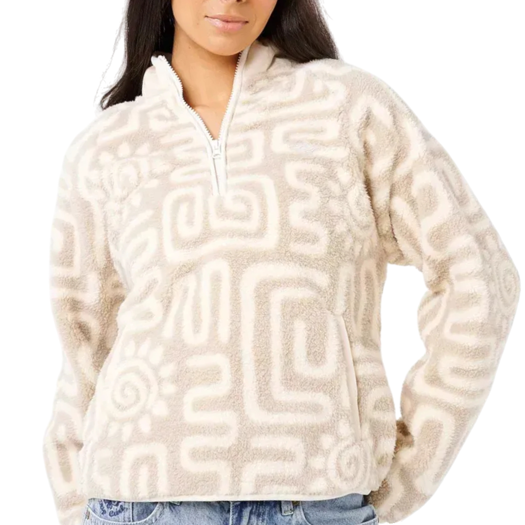 SUNSET LUAU 1/4 ZIP POLAR FLC
