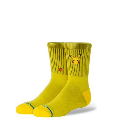 KIDS POKÉMON x STANCE PIKACHU CREW SOCKS