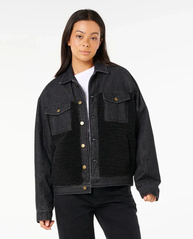 CRUISIN SHERPA DENIM JACKET