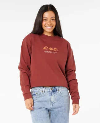 SUNSET SURF RELAXED CREW