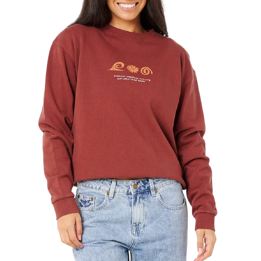 SUNSET SURF RELAXED CREW