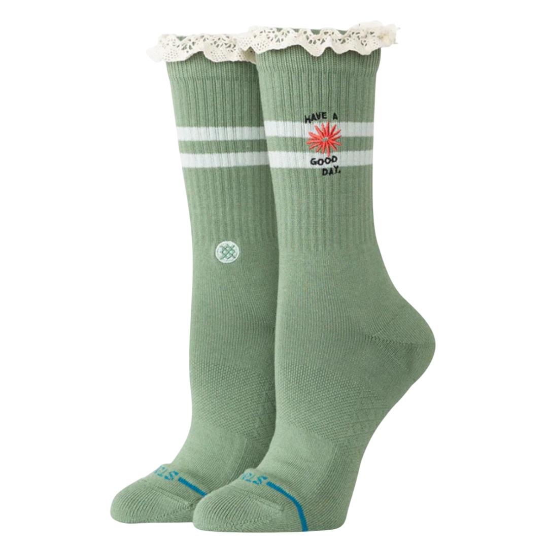 WOMENS HAVE A GOOD DAY CREW SOCKS