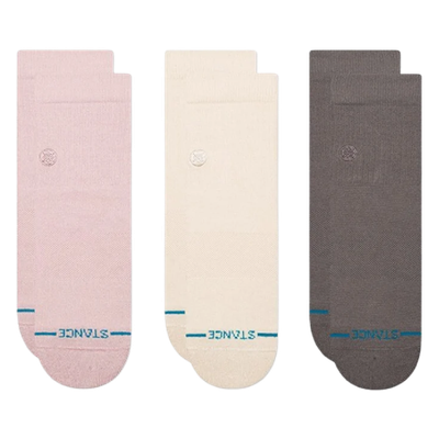 WOMENS ICON QUARTER SOCK 3 PACK