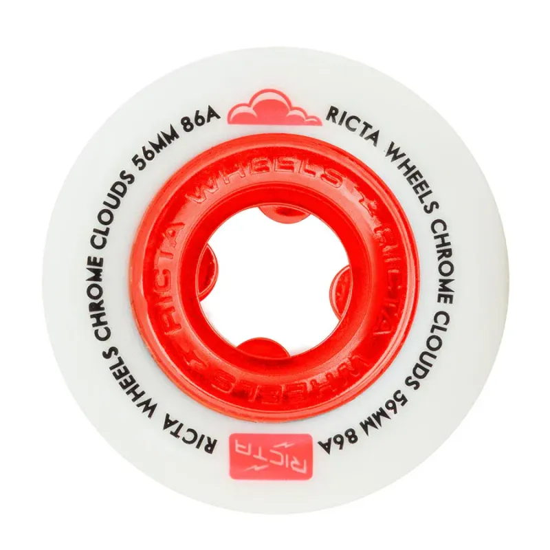RICTA CHROME CLOUDS RED 56MM / 86A