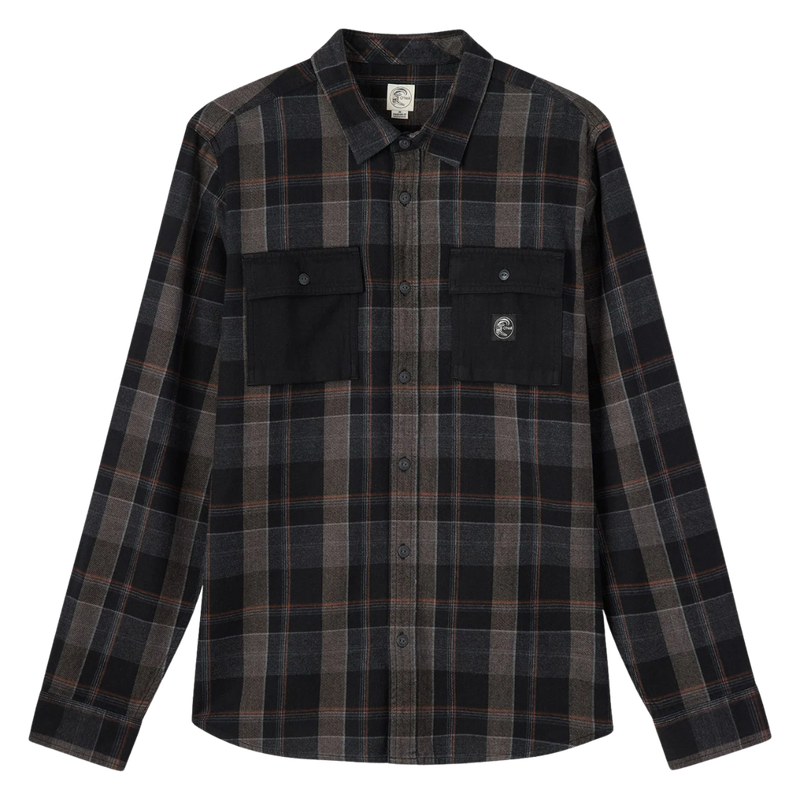 OG CLASHED FLANNEL LS SHIRT