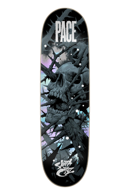 PACE DEATHTRAP SILVER FOIL 8.7" DECK