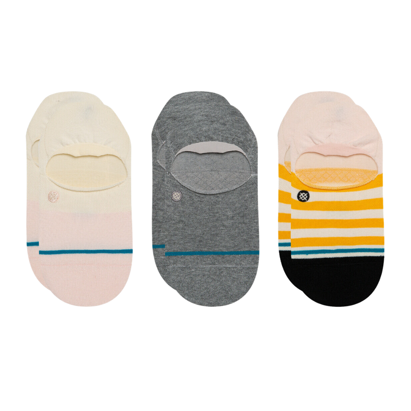 WOMENS ABSOLUTE NO SHOW SOCKS 3 PACK