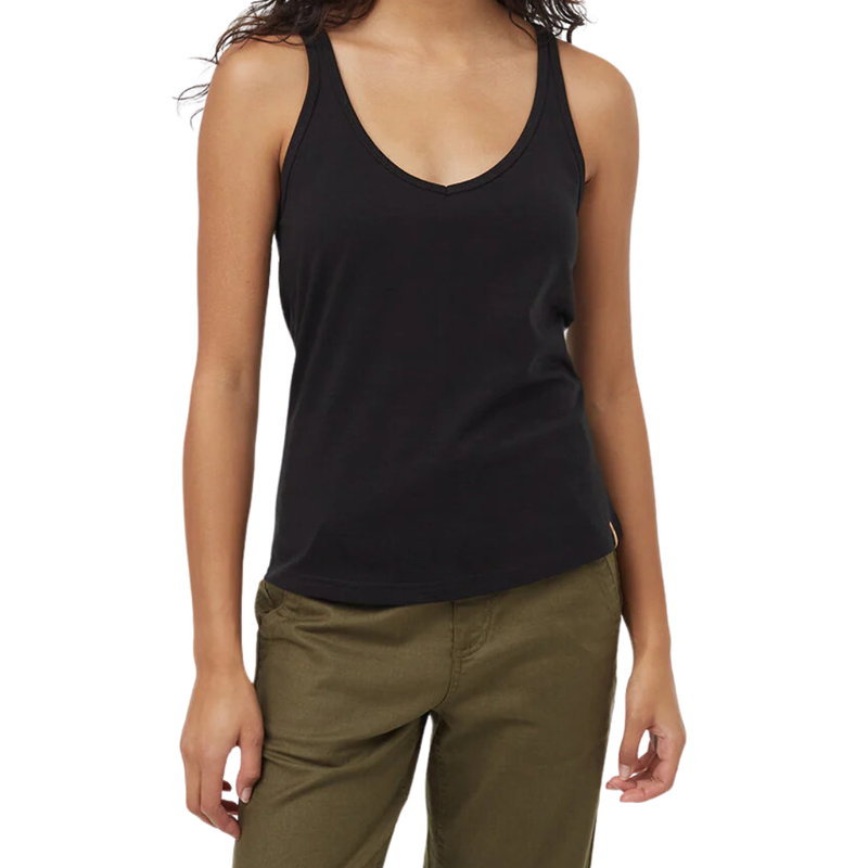 WOMENS TREEBLEND DEEP V TANK
