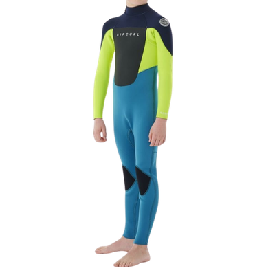 KIDS OMEGA 4/3 BACK ZIP WETSUIT (ASSORTED)