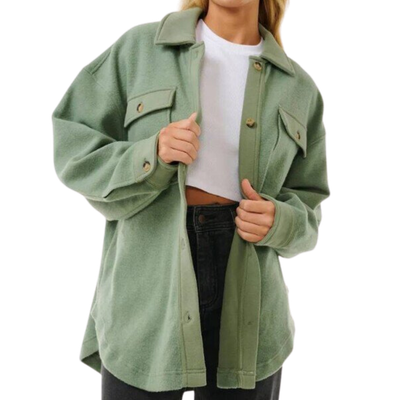 HIGH TIDE FLEECE SHACKET