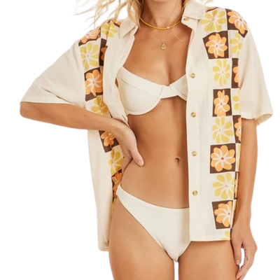 IN THE FIELDS SS WOVEN TOP