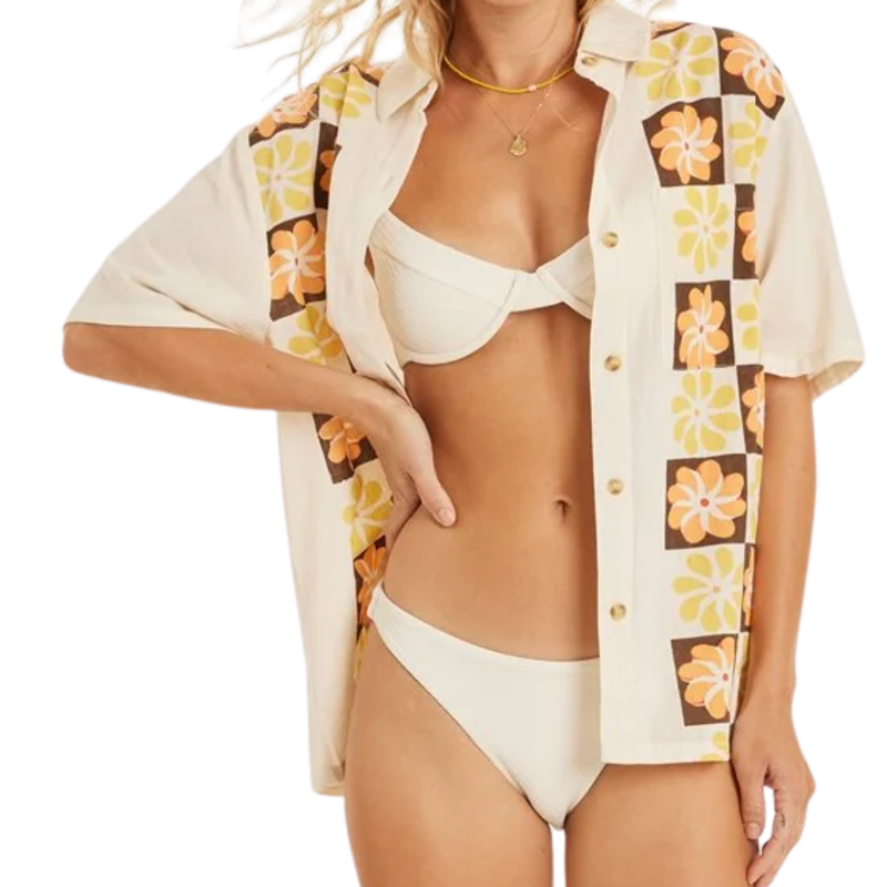 IN THE FIELDS SS WOVEN TOP