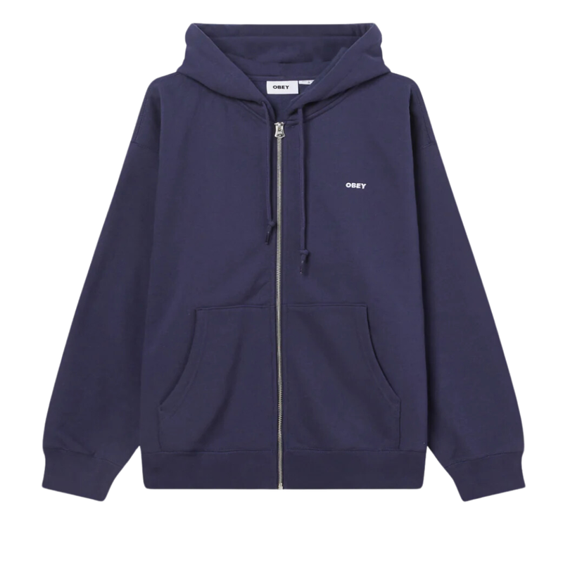 EST WORKS BOLD ZIP HOODIE
